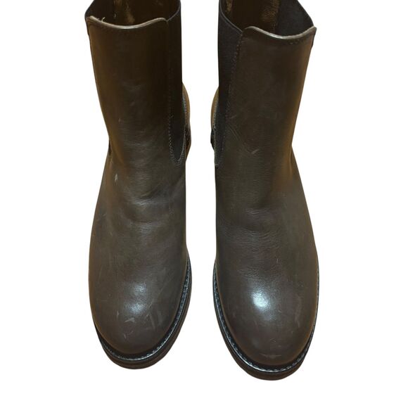 Frye Melissa Double Sole Chelsea Boot in Gray- Size 6.5 - Picture 3 of 7